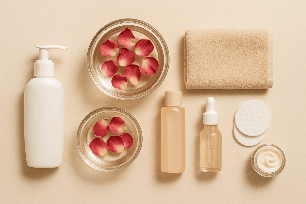 پاکسازی پوست در منزل