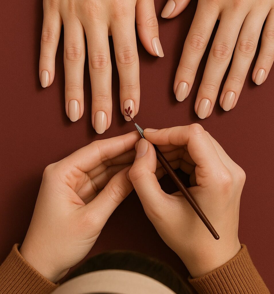 دیزاین ناخن در خانه