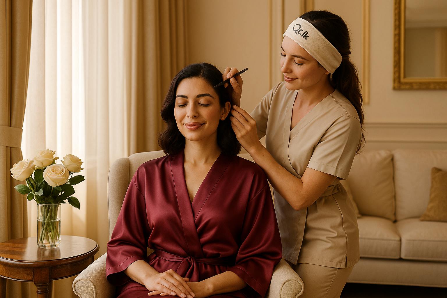 خدمات زیبایی خانگی کیوتیک